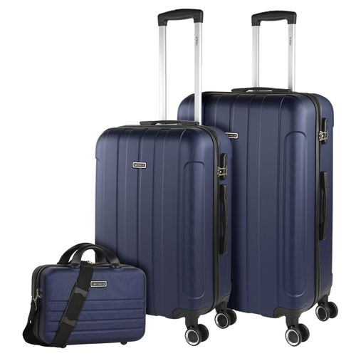 Maletas De Viaje ITACA. Juego Maletas 4 Ruedas - Juego De Maletas De Viaje - Juego Maletas De Viaje Ligeras. Candado De Combinacion 771116B