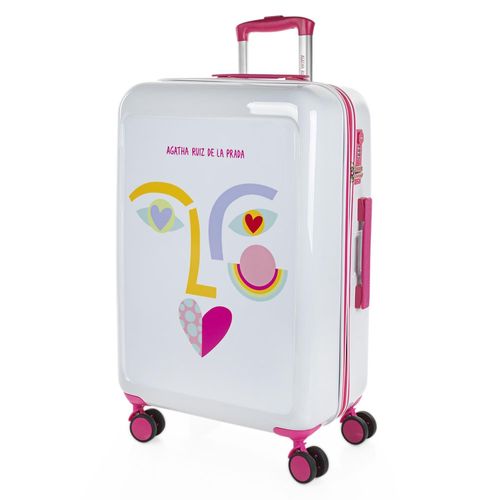 Maletas De Viaje Medianas. Maleta Mediana 4 Ruedas - Maleta 20Kg. Maletas Viaje Trolley. Maleta De Viaje Con Candado De Combinacion 133560