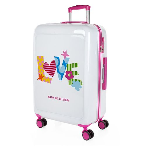 Maletas De Viaje Medianas. Maleta Mediana 4 Ruedas - Maleta 20Kg. Maletas Viaje Trolley. Maleta De Viaje Con Candado De Combinacion 133560