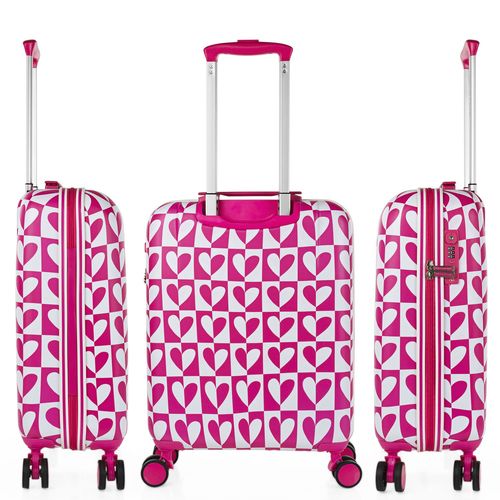 Maletas De Viaje De La Firma AGATHA RUIZ DE LA PRADA. Juego Maletas 4 Ruedas - Juego De Maletas De Viaje - Juego Maletas De Viaje Ligeras. Candado De Combinacion 134250B