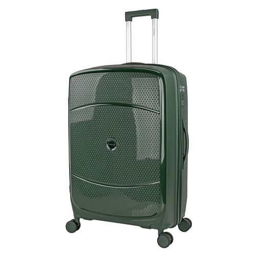 Grande Valise De Voyage Rigide À Double Roues En Polypropylène Avec Verrouillage TSA, Légère Et Robuste 760270