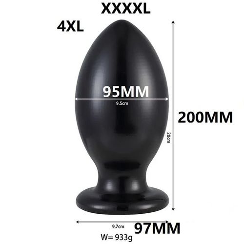 Plug Anal En Silicone Pour Hommes Gais,Perles Anales,Énorme Dilatateur Anal,Gros Plug Anal,Jouets Sexuels Pour - Black-1 Xxxxl