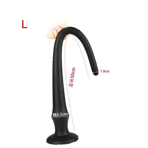 Godemichet Anal En Silicone Super Long,Dilatateur De Maste,Énergie De La Prostate,Jouets Sexuels Pour Adulte,Homme - Black-50cm Long
