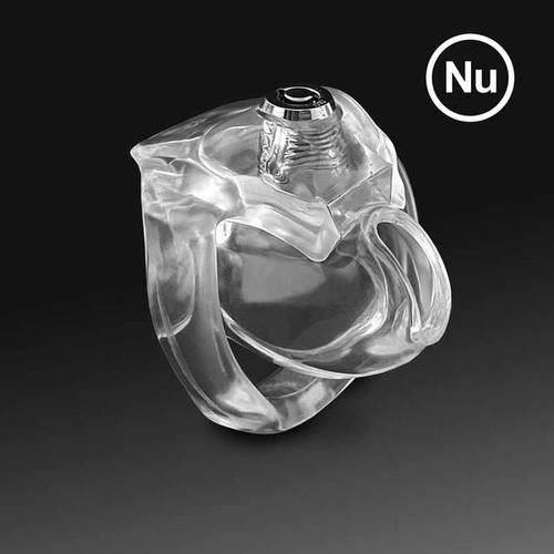 Dispositif De Chasteté Masculin En Résine Ht-V5,Clic Et Verrouillage,Cage À Coq Cobra,Anneau De Coq,Serrure À Manchon,Cage À Pénis,Ceinture De Bondage-Rose-Nub Cage 50mm Ring