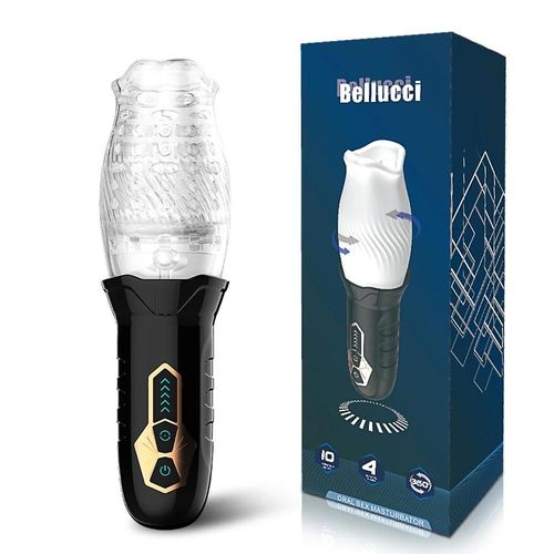 Masturbateur Masculin Vibrant Rotatif Automatique, Vibrateur De Massage Du Pénis, Vrai Sexe Oral, Retard Du Gland, Entraîneur, Jouets De Masturbation Pour Hommes--Type A - Box