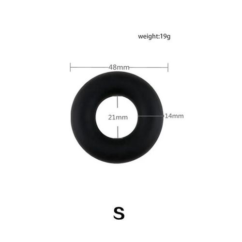 Anneau De Pénis En Silicone Super Doux, Boule D'éjaculation Retardée, Civière Du Scrotum, Triple Cockring, Verrouillage Du Sperme Du Testicule, Jouet Sexuel Bdsm Pour Hommes--1 Holes-3 S