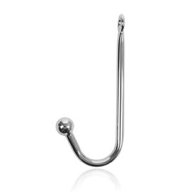 Crochet Anal En Acier Inoxydable Avec Longue Laisse, Fétiche, Plug Anal Sexy, Jeux Érotiques Sm, Jouets Anaux D'esclave, Outils Sexuels Pour Couples--1 Head