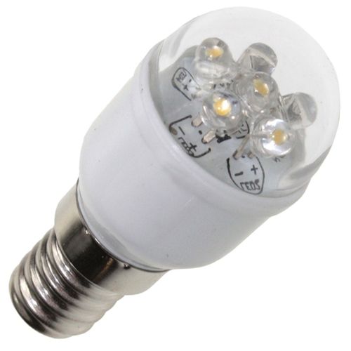 Ampoule led C25 E14/2 230V d'origine Réfrigérateur congélateur (481010456788 C00563962 CYLINDA PRIVILEG IGNIS LADEN ARISTON HOTPOINT INDESIT SCHOLTES WHIRLPOOL BAUKNECHT IKEA WHIRLPOOL)