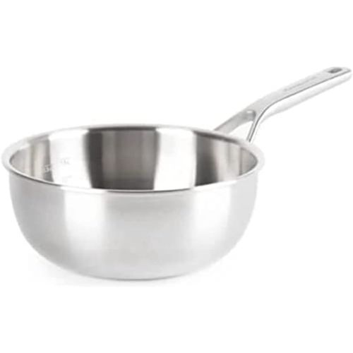 Subzonal-Multi-Ply Stainless Steel Casserole En Céramique Antiadhésive En Acier Inoxydable Sans Pfas, 22cm/3,1 Litres, Induction, Multi Clad, Silver
