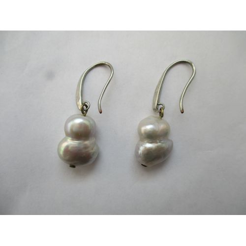 Boucles D'Oreilles Perles De Fausse Nacre