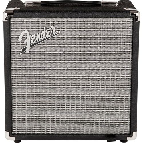 Subzonal-Rumble 15 Ampli Basse 15 W Convient Pour Guitare Basse Électrique, Ampli D'entraînement De Basse Petit/Compact, Noir/Argenté