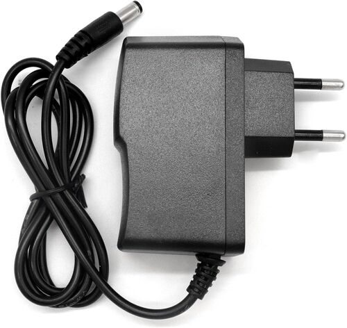 Adaptateur Secteur 9V 1A Alimentation Transfo Chargeur Power Adapter pour Musique Guitare électrique Clavier Numérique(Réglementation Européenne)