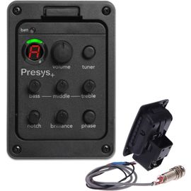 Subzonal-Préamplificateur De Guitare 3 Bandes Eq Pour Guitare Acoustique Equalizer Un Bord Du Preamp Pickup Tuner Outil De Guitare