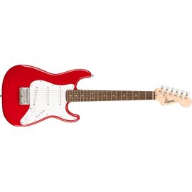Subzonal-Squier Mini Stratocaster, Guitare Electrique, Rouge Dakota, Guitare Idéale Pour Débutants, Incluant Des Cours Virtuels Gratuits Sur Fender Play