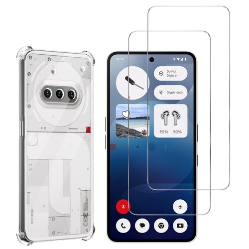 Coque antichoc pour Nothing Phone 3a et 2 Verres Trempé Film Protection Ecran Phonillico®