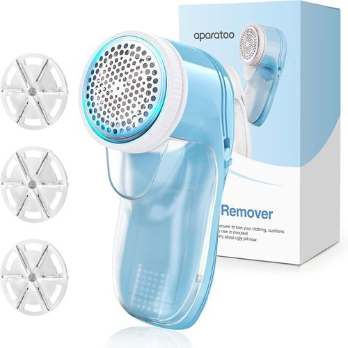 KALANKA-Rasoir Bouloche Électrique avec 3 Lames, Rasoir Anti Bouloche Vêtement USB Rechargeable Rasoir Bouloche, Portatif Rasoir Anti Peluche Vêtements Appareil Idéal pour Meubles Canapés Couvertures