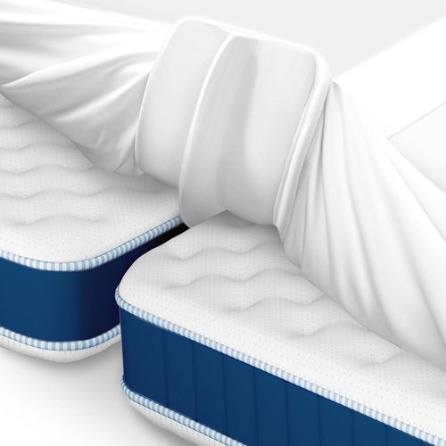 Subzonal-Pont De Lit Avec Drap Houss Pour Simple En Lit King, 200x200cm 2 En 1 Connecteur De Matelas, Fichier D'espace Pour Lit Double, Convient Aux Couples Et Aux Familles