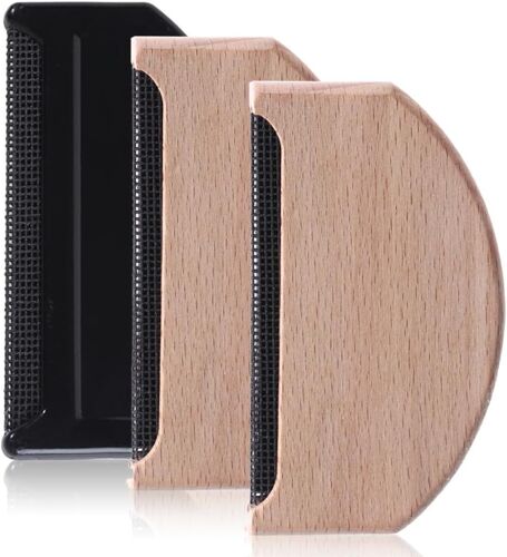 KALANKA-3 Pièces Peigne Cachemire Peigne Laine Rasoir Anti Bouloche Rasoirs Anti-Peluches Peigne Anti-Bouloches Brosse Textile pour de Pilling Vêtements Tricots Lainages Foulards
