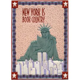 Affiche "New-York Is Book Country" 1997. Illustratrice : Margaret Cusack