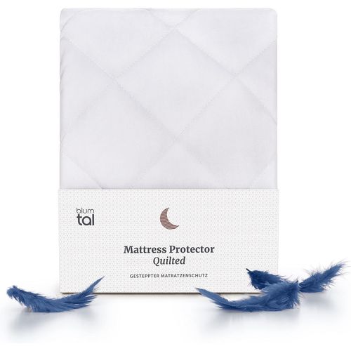 PATA-Protege Matelas matelassé - Protege Matelas 135x190 cm Confortable certifié Oeko-Tex - alèse 135x190 hypoallergénique - protège Matelas imperméable, Silencieux - piqué