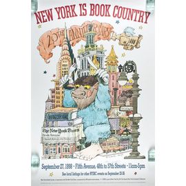 Affiche "New-York Is Book Country " 1998. Illustrateur : Maurice Sendak.