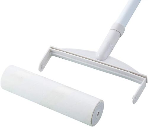 MEVRONISSHOP-Rouleau de Peluche, Rouleau de Peluche Réutilisable avec Poignée Extensible Rouleau de Charpie 60 Feuille/Rouleau pour Enlever Les Cheveux ou la saleté pour Les Vêtements