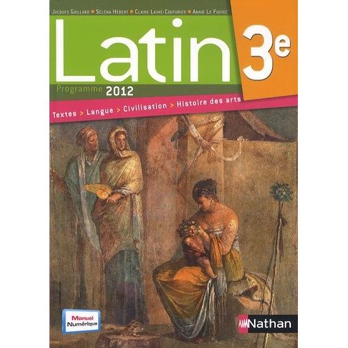 Latin 3e - Programme 2012