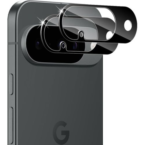Pour Google Pixel 10 Protection Caméra, 2 Pièces 9h Dureté Ultra Hd Film Verre Trempé, Sans Bulle Anti-Rayures Ultra Résistant Film Caméra Protection Écran - Noir