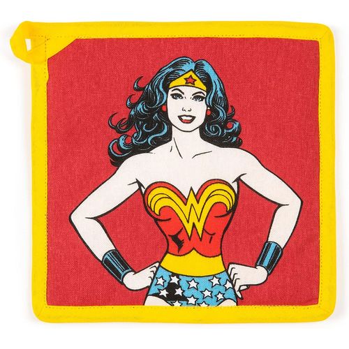Wonder Woman Manique De Cuisine,20 X 20 Cm,Doublure 100% Coton,Rembourrage En Polyester