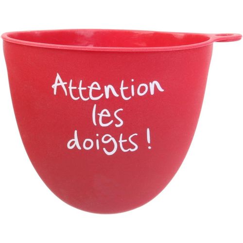 Manique Mots-Silicone-Orange/Violet/Bleu/Noir/Vert/Rouge-12 X 9.50 X 7 Cm *Coloris Aléatoire*