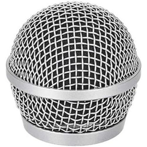 Tête de microphone de rechange pour Pg58-Tête de micro de rechange-Grille anti-pop-Pour PG48,PG58,PGX2,BLX288 (argent,PG58-1 pièce)