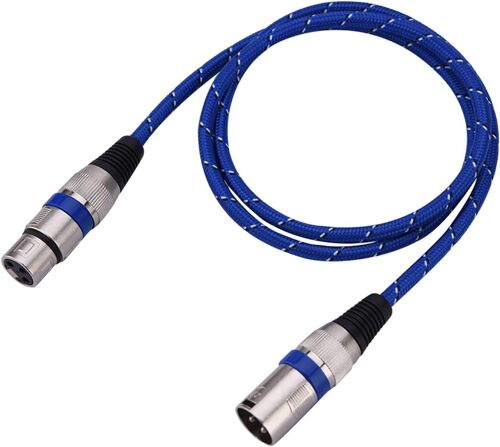 Câble XLR,câble de microphone,XLR mâle à femelle Balance 3 broches microphone MIC câble audio 1M-20M(1 m)