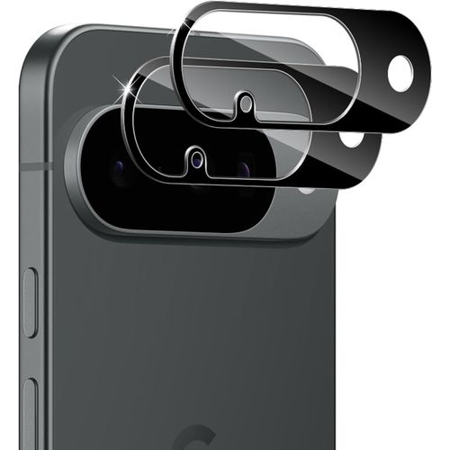 Caméra Arrière Protecteur Pour Google Pixel 10, 2 Pièces Verre Trempé Caméra Protection Pour Pixel 10, 9h Dureté Haute Définition Résistant Aux Rayures, Noir