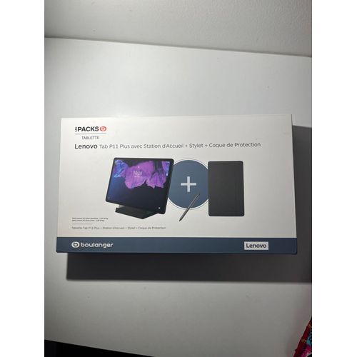 Pack Tablette Lenovo Tab P11 Plus 128 Go 11" avec Station d'accueil + Stylet + Coque de protection
