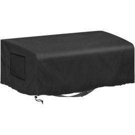 PATB-Housse de Protection pour Plancha,Dimension 60x45x25 cm, Couverture de Protecion Barbecue, Bâche Imperméable en 600D Oxford avec Élastique de Serrage,Facile à Poser,pour Plancha | Gazinière