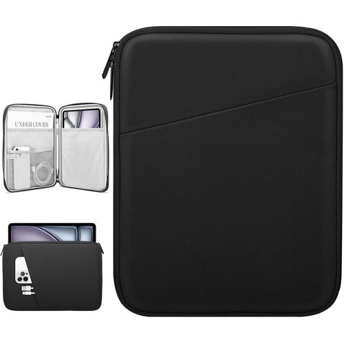 Ersan-13 Pouces Housse Pochette Pour Tablette Pour Ipad Pro 13"" M4 2024, Ipad Air 13"" M3 M2, Ipad Pro 12,9"", Galaxy Tab S10+ Plus/S9 Fe+/S9+ Plus 12,4"", Remarkable Paper Pro 11,8"", Noir