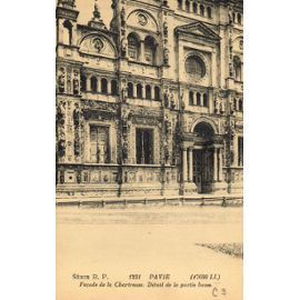 Italie Carte Postale Pavie , La Chartreuse