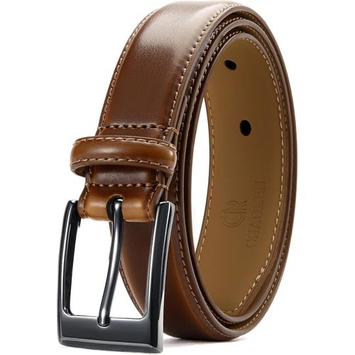 Cauc-Ceinture Homme, Ceinture Cuir Homme Largeur 30mm, Parfaite Pour Les Costumes Chaussures Et Les Occasions Formelles