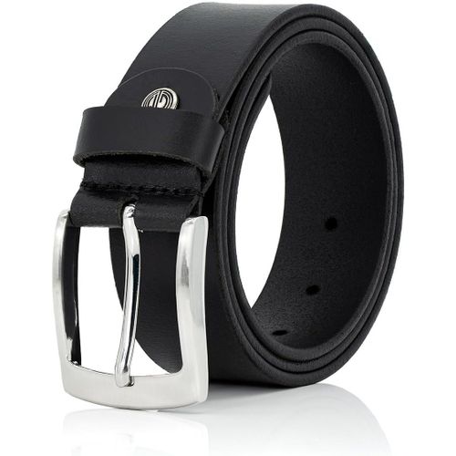 Cauc-Ceinture Homme De Cuir De Buffle, 40 Mm Large Et 3,8 Mm Fort, Ajustable, Ceinture, Ceinture De Cuir, Ceinture Pour Jeans, Xl, Noir/Marron Foncé