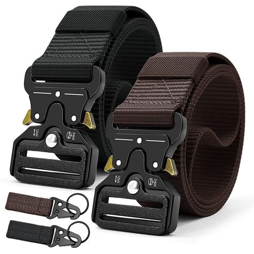 Tianyi-Ceinture Tactique, 2/3 Pièces Militaire Ceinture Homme Tactique Réglable Militaire Ceinture Nylon Homme, Ajustable Largeur 1.5 Pouces