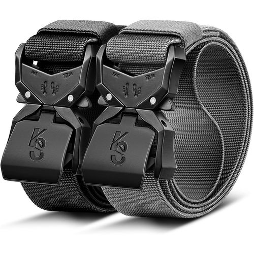 Tzf-Ceinture Tactique Hommes, Militaire Gréeur Ceinture De Travail Pour Heavy Duty Toile En Nylon De 38mm,Remise En Forme Réglable