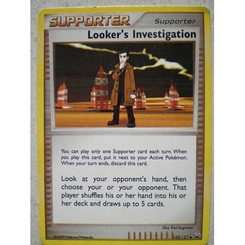 Pokemon - Supporter Looker's Investigation 109/127