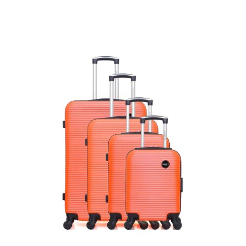 BLUESTAR - Set de 4 Valises LONDON-M 75 cm 4 Roues