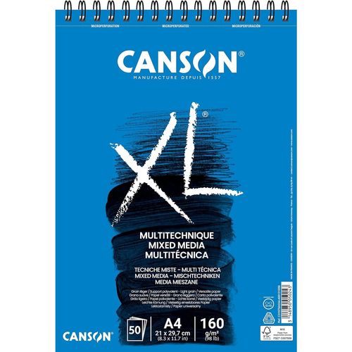 Canson Bloc De Dessin Xl Mixed Media, A4