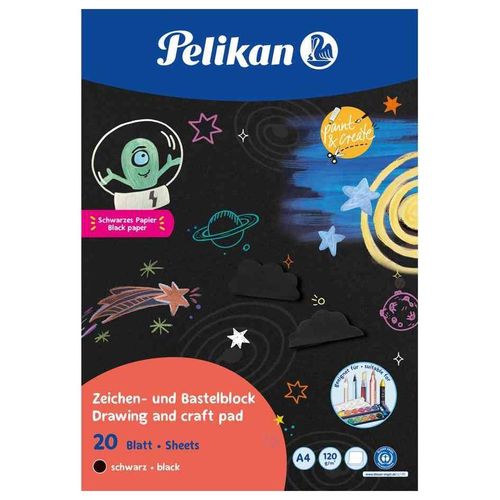 Pelikan Bloc À Dessins C4/20, A4, 120 G/M2, 20 Feuilles