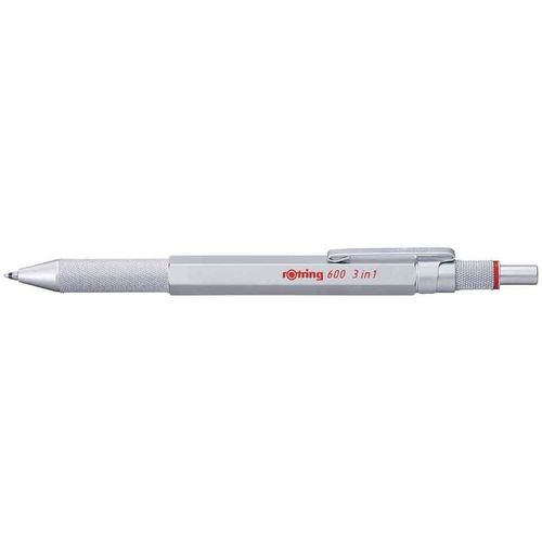 Rotring Stylo Multifonction 3 En 1, Argent