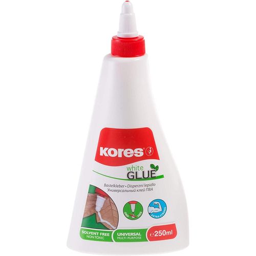 Kores Colle De Bricolage "Whiteglue", Sans Solvant, 250 G