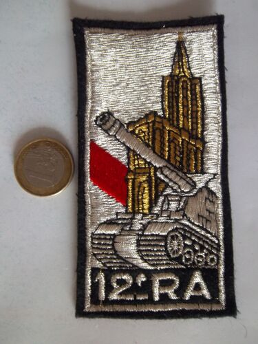 Écusson Militaire 12e Régiment D'Artillerie Dissous En 2009 Insigne Collection