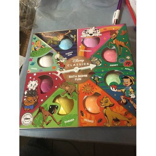 Coffret Boules De Bain Personnages Disney - Neuf - À Offrir