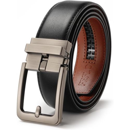 Cauc-Ceinture Homme À Cliquet Avec Boucle Automatique, Ceinture Sans Trou Réglable Pour Costume Et Jeans